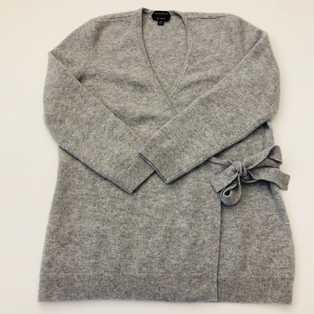 Talbots Cashmere Cardigan Sweater, 3/4 Sleeve